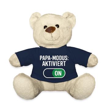 Papa-Modus aktiviert - Dad-Mode:ON - Teddy - French Navy - Vorne
