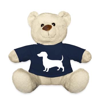 Dachshund Dog Gift Dachshund Owner - Teddy Bear - french navy - Front