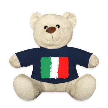 Drapeau national italie - Nounours - bleu marine - Devant