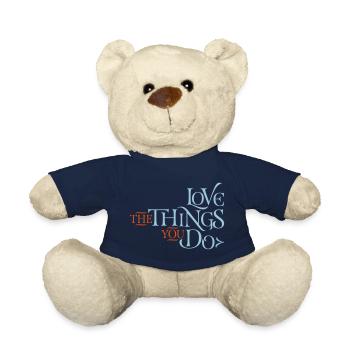 motivation - Teddy Bear - french navy - Front