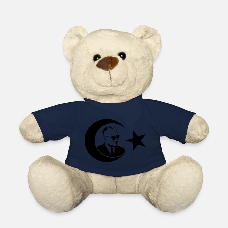Ay yildiz Ataturk - Nounours - bleu marine