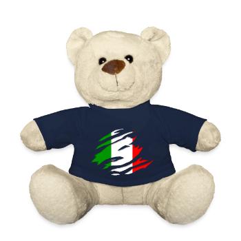 Drapeau Italie - Nounours - bleu marine - Devant