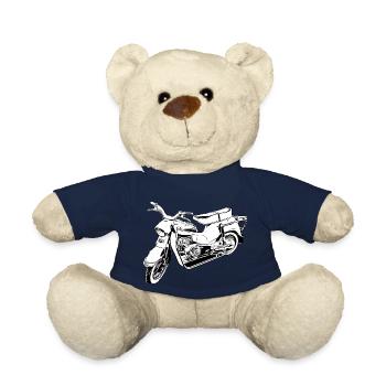 DS50 / Schwalbenfahrer / Ostalgie / Mofa Oldtimer - Teddy - French Navy - Vorne