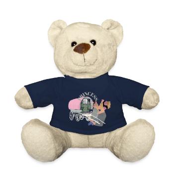 Prinzessin, Prinzen Mutter und Kind Handfarbe - Teddy - French Navy - Vorne