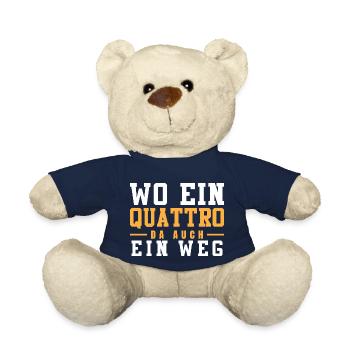 Wo ein Quattro da auch ein Weg - Teddy - French Navy - Vorne