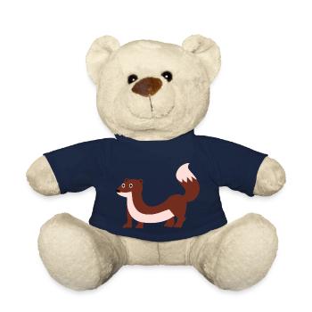 Weasel - Teddy Bear - french navy - Front