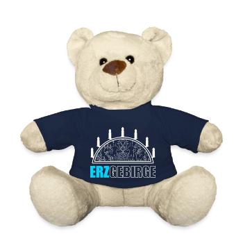 Schwibbogen Erzgebirge - Teddy Bear - french navy - Front