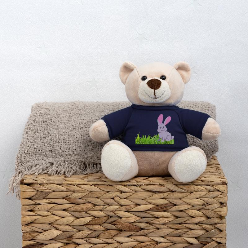 Rabbit on grass Teddy Bear