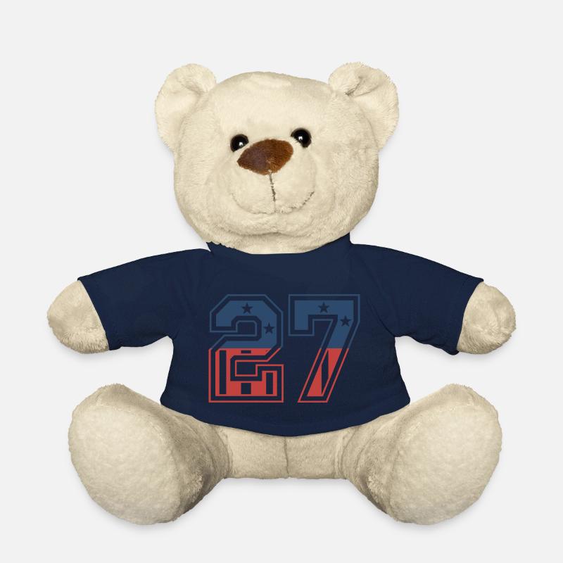 Numéro 27 États-Unis - Nounours - bleu marine