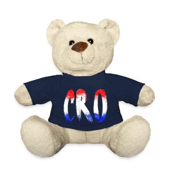 Croatia Croatian Hrvatska Croatia Croats Croat - Teddy Bear - french navy - Front