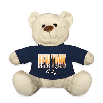 ville de New York - Nounours - bleu marine - Devant