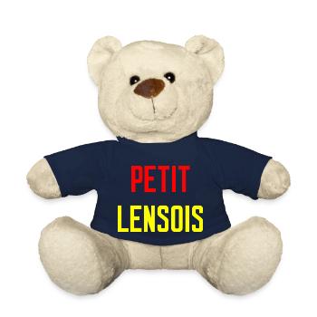 petit lensois lens sang & or bébé enfant supporter - Nounours - bleu marine - Devant