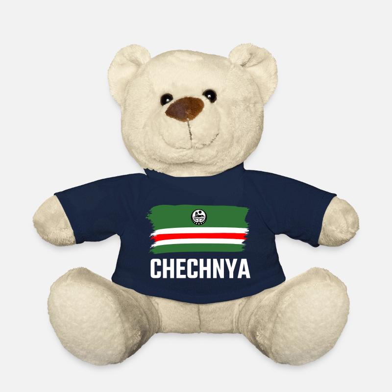 Chechnya Chechen Tschetschenien Tschetschene Flag - Teddy - French Navy