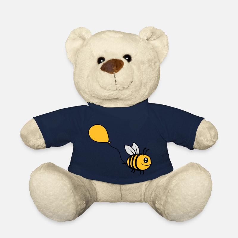 Glückliche Luftballon Biene Comic - Teddy - French Navy