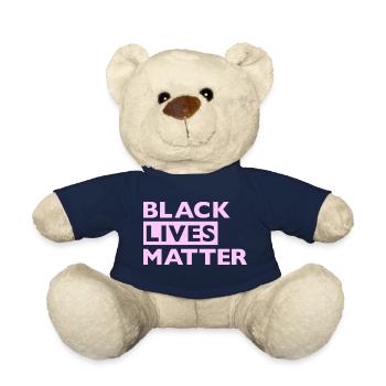 Black Lives Matter Pink - Teddy - French Navy - Vorne