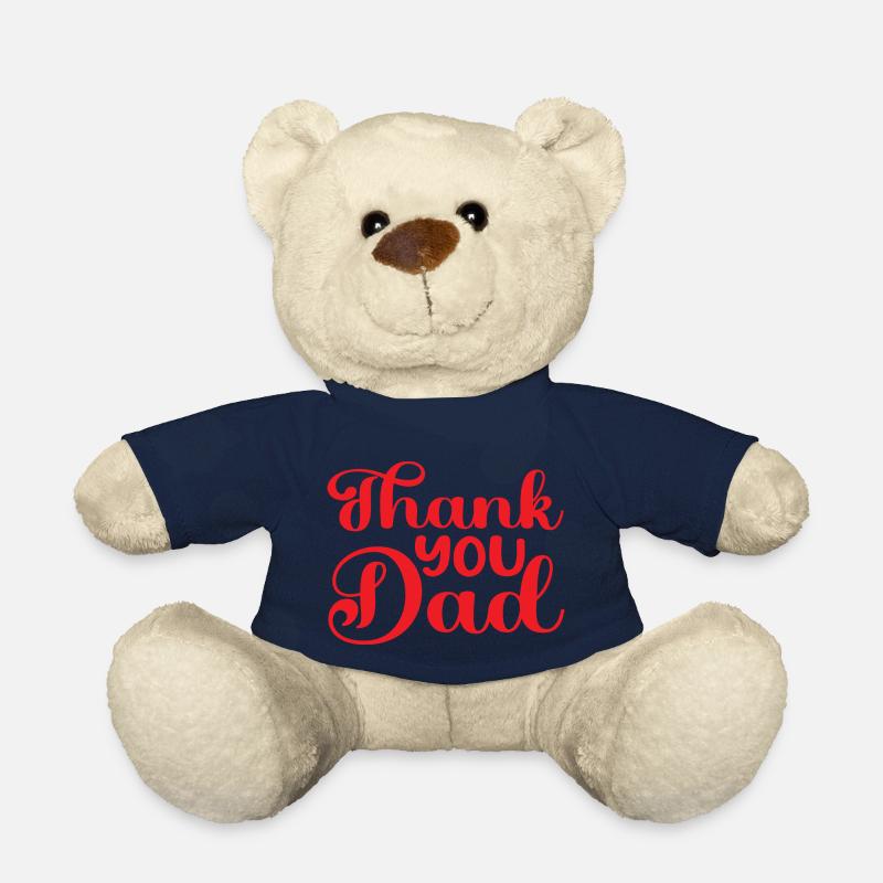 Merci papa - Nounours - bleu marine