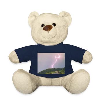 Breuberg Castle Lightning Strike - Teddy Bear - french navy - Front