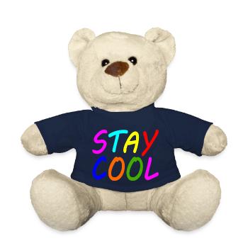 Stay cool - Teddy Bear - french navy - Front