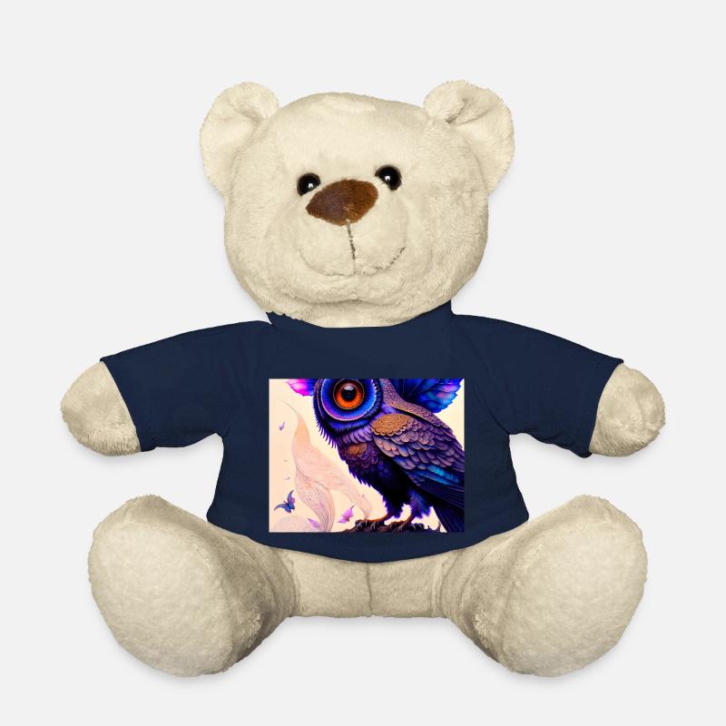 Hibou - Nounours - bleu marine