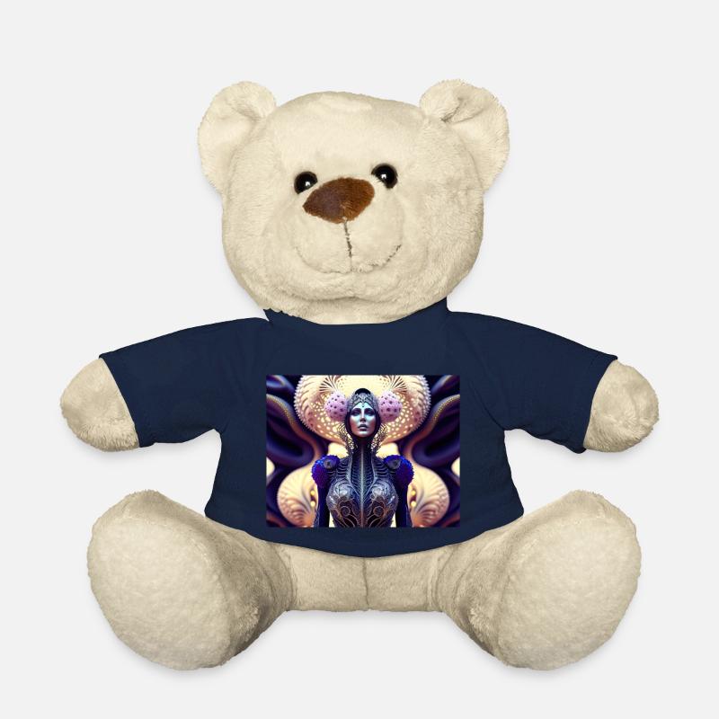 Femme biomorphe - Nounours - bleu marine