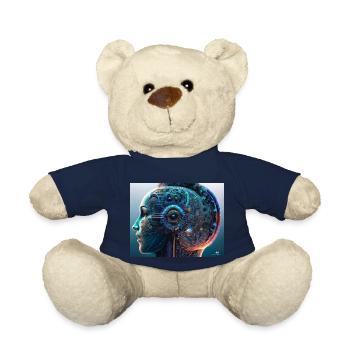 Mechanical brain of a human being - Teddy Bear - french navy - Front