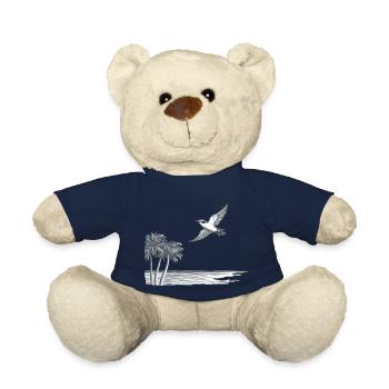 Freiheit - Vogel fliegt übers Meer zum Horizont - Teddy - French Navy - Vorne