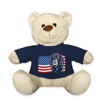 Gordon Setter Amérique Flag Dogs Wilsigns - Nounours - bleu marine - Devant