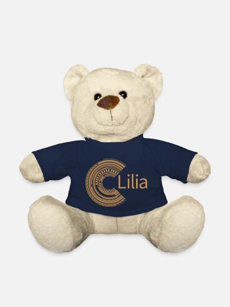 Pour Lilia - Nounours - bleu marine