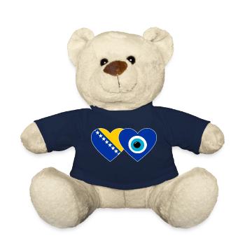 Bosnia Nazarpearl flag - Teddy Bear - french navy - Front
