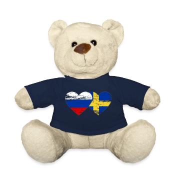 Sweden Russian flag used - Teddy Bear - french navy - Front
