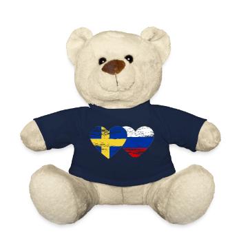 Sweden Russian flag used - Teddy Bear - french navy - Front