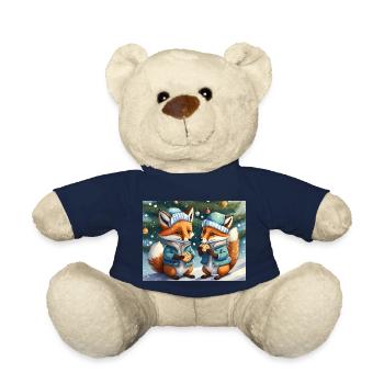 Niedlicher kleiner Teufel Fuchs Alltag – Kekse - Teddy - French Navy - Vorne