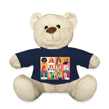 WMN PWR - Nous sommes une famille - Nounours - bleu marine - Devant