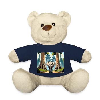 What Kind of Trees Are These german nursery rhymes - Teddy Bear - french navy - Front