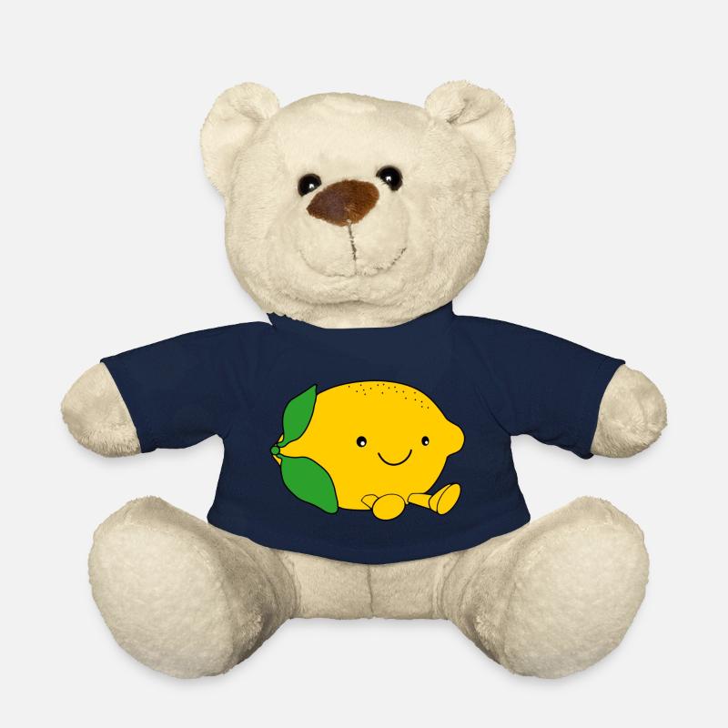 Citron de dessin animé sucré - Nounours - bleu marine