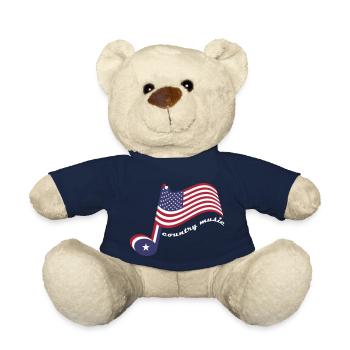 Musique country - Nounours - bleu marine - Devant
