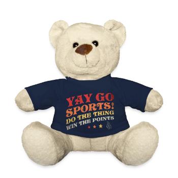 Non-fan de sport Go Sports Yay Sports - Nounours - bleu marine - Devant