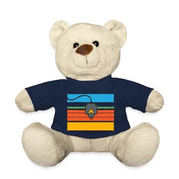 3D Drucker 3D Druck - Teddy - French Navy - Vorne
