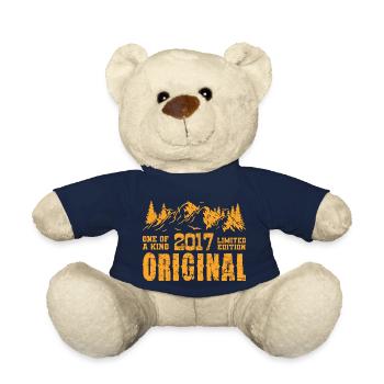 Birthday gift 2017 - 2017 - Teddy Bear - french navy - Front