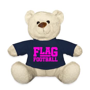 Flag Football for Girls and Women - Teddy Bear - french navy - Front