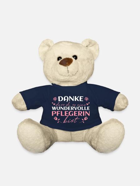 Altenpflege Wundervolle Pflegerin Geschenkidee - Teddy - French Navy