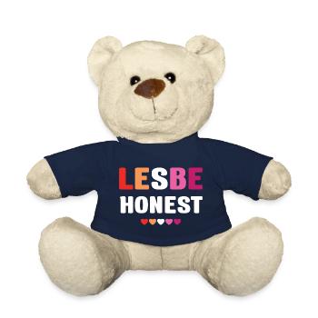 LGBTQ Pride Month - Lesbe Honest - Teddy Bear - french navy - Front