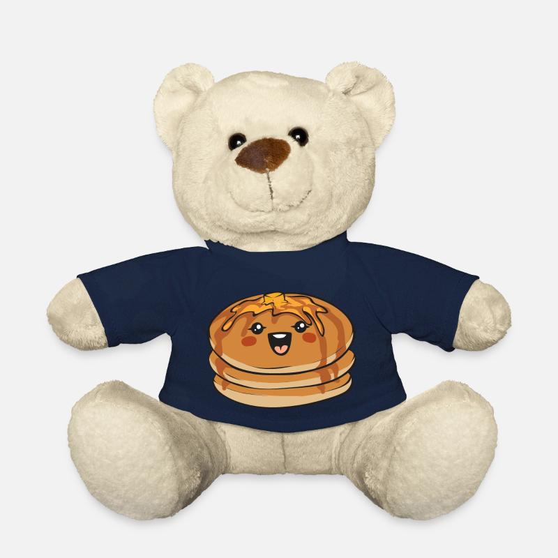 Pancake Breakfast Pancakes - Teddy Bear - french navy