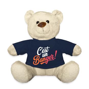 C'est un banger! - Nounours - bleu marine - Devant