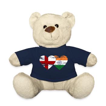 England India flag used - Teddy Bear - french navy - Front