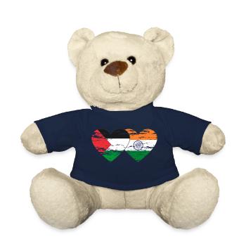 Palästina Indien Flagge Herz used - Teddy - French Navy - Vorne