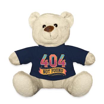404 Not Found - Nounours - bleu marine - Devant