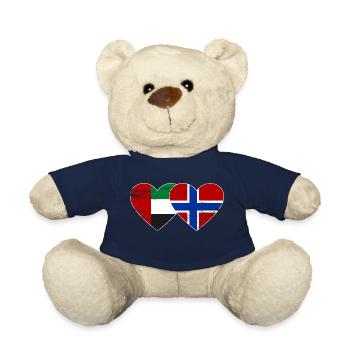 United Arab Emirates Norway Flag - Teddy Bear - french navy - Front