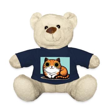 Süße Katze mit großen Augen - Teddy - French Navy - Vorne