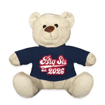 Big Sis Est 2026 - Teddy Bear - french navy - Front